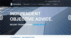 Desktop Screenshot of integralcapitalmarkets.com